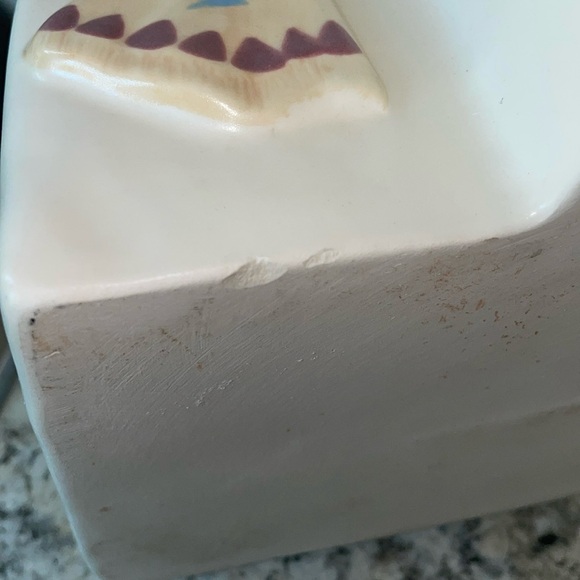 VINTAGE Treasure Craft Cactus Adobe House Southwest Cookie Jar Pueblo Aztec Mesa - Picture 12 of 12